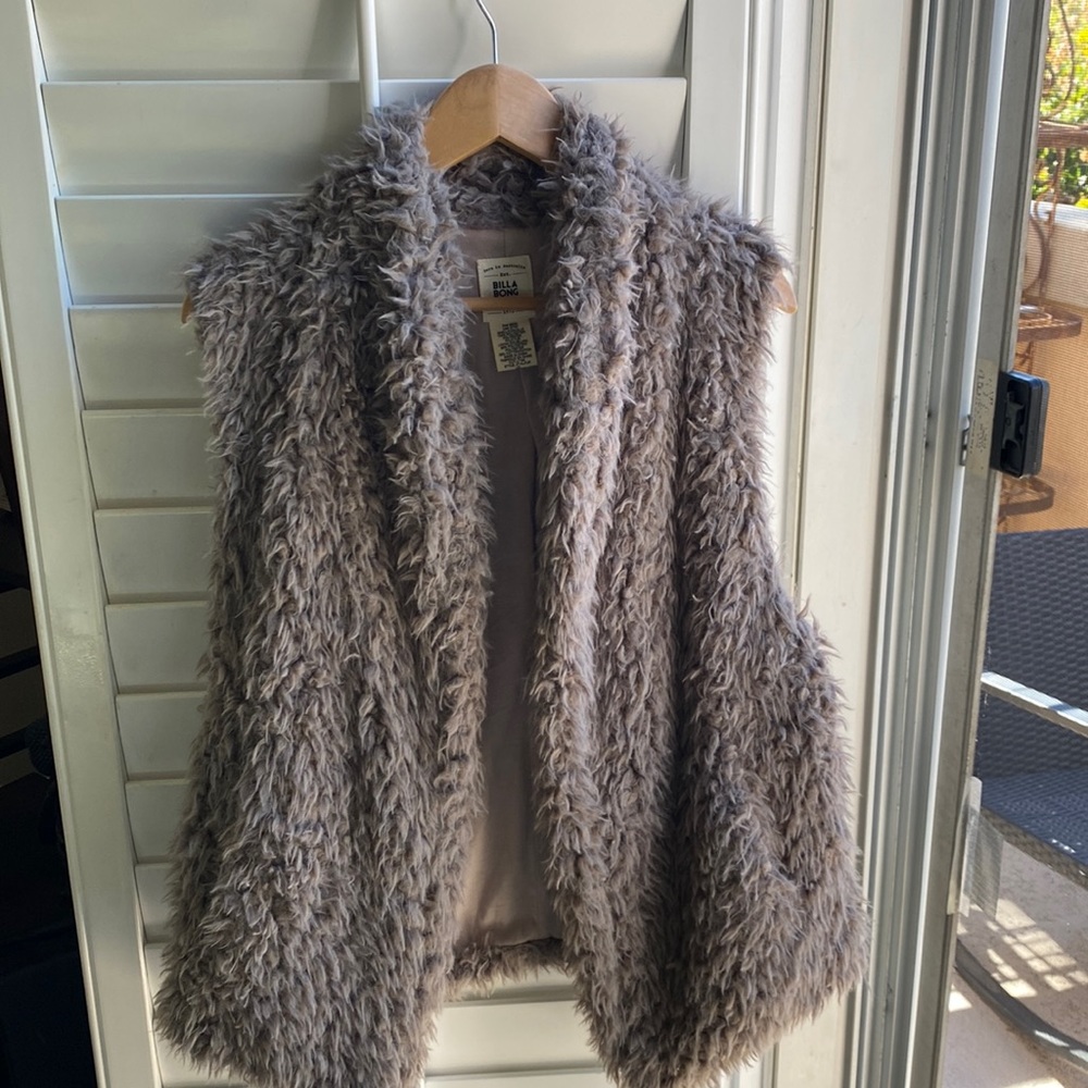 Billabong teddy bear vest. Pre loved but only worn a few times